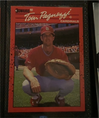 1990 Donruss #591 Tom Pagnozzi — front