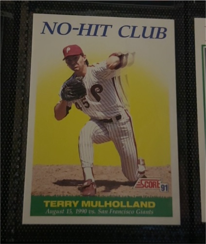 1991 Score #706 Terry Mulholland — front