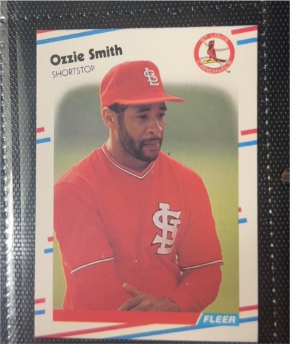 1988 Fleer #47 Ozzie Smith — front
