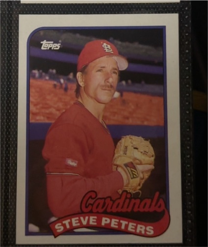 1989 Topps #482 Steve Peters — front