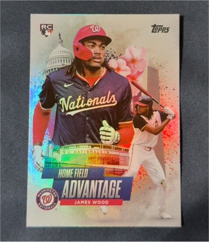 2025 Topps Home Field Advantage #HA-9 James Wood — front