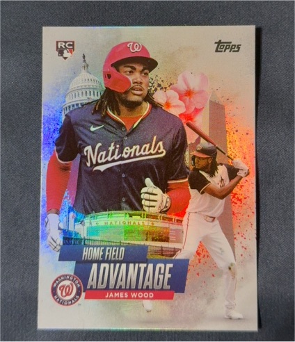 2025 Topps Series 1 Home Field Advantage #HA-9 James Wood — front
