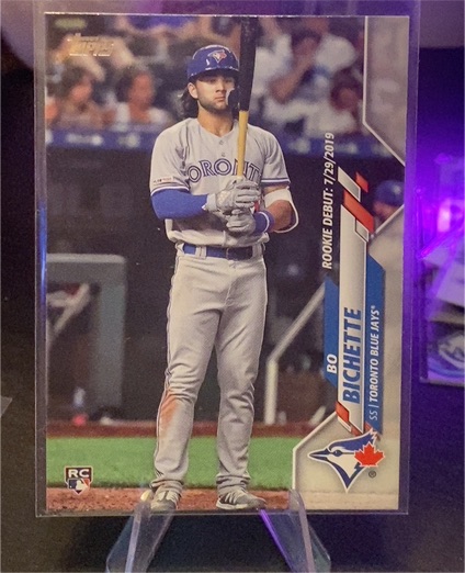 2020 Topps Update #U-1 Bo Bichette — front
