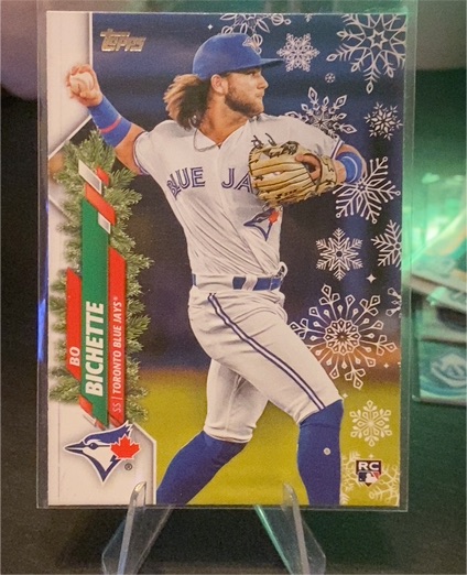 2020 Topps Holiday #HW94 Bo Bichette — front