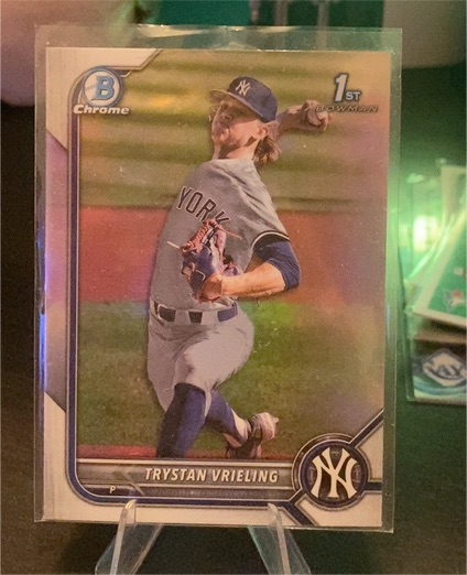 2022 Bowman Chrome #BDC-43 Trystan Vrieling — front