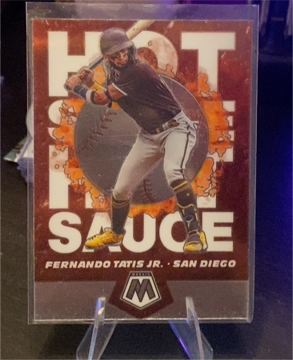 2021 Panini Mosaic Hot Sauce #HS5 Fernando Tatis Jr. — front