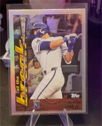 2024 Topps Archives #95ATB-6 Bobby Witt Jr. At The Break Insert — front