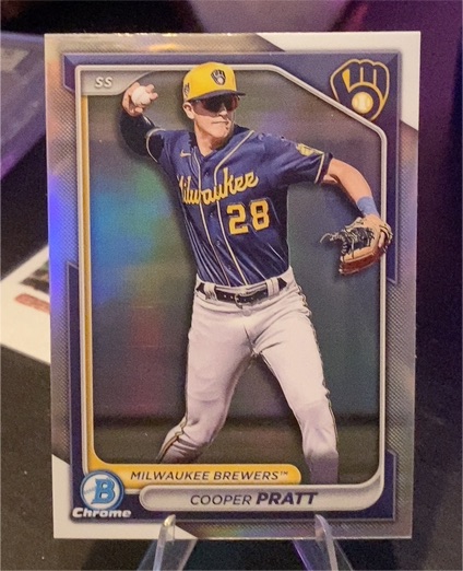 2024 Bowman Draft Chrome #BDC-84 Cooper Pratt — front