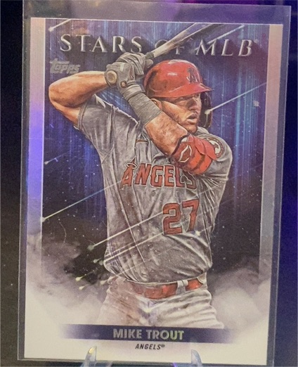 2022 Topps Stars of MLB #SMLB-1 Mike Trout — front