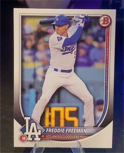 2025 Bowman #5 Freddie Freeman — front