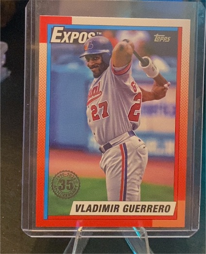 2025 Topps Series 1 1990 #T90-48 Vladimir Guerrero — front