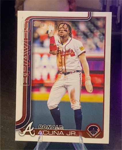 2025 Topps Series 1 #207 Ronald Acuna Jr. — front