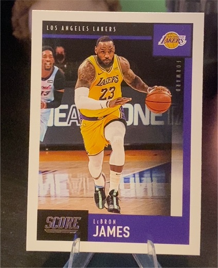 2020-21 Panini Chronicles Score #614 LeBron James — front