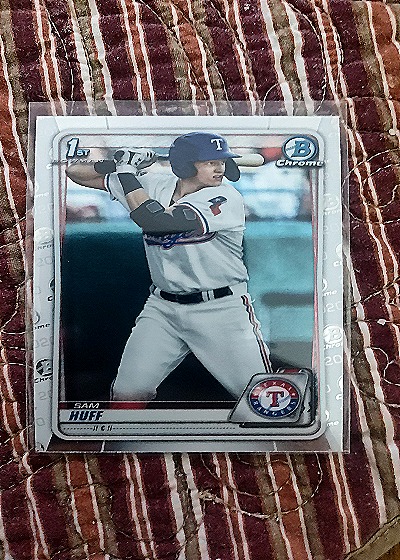 2020 Bowman Chrome #BCP-33 Sam Huff — front
