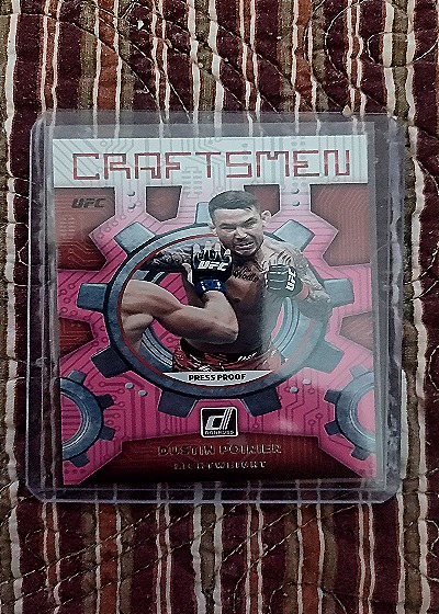 2022 Donruss UFC #12 Dustin Poirier — front
