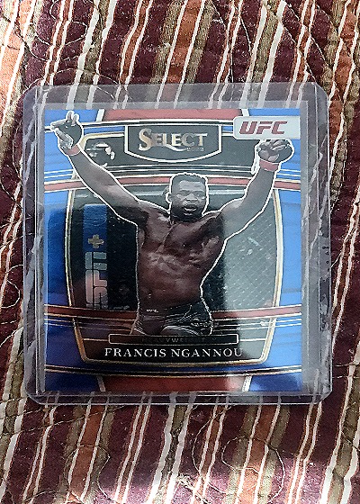2022 Panini Select UFC #35 Francis Ngannou — front