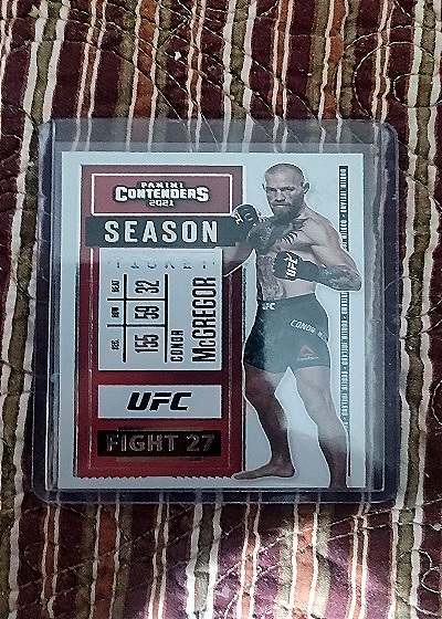 2021 Panini Chronicles UFC Contenders Season Ticket #1 Conor McGregor — front