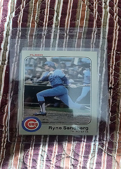 1983 Fleer #507 Ryne Sandberg — front