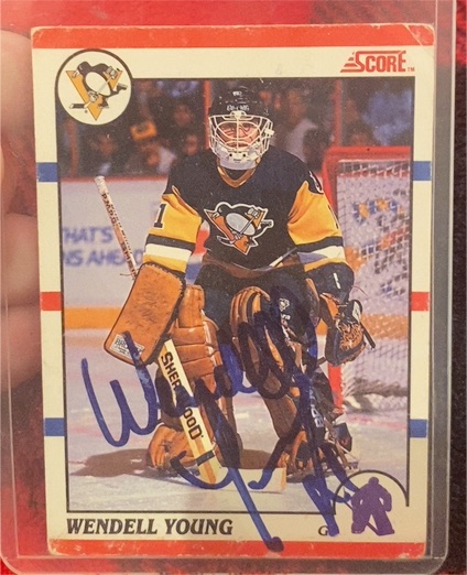 1990-91 Score #298 Wendell Young — front