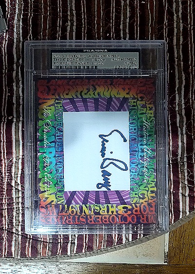 2013 Leaf Historic Autographs The Decades 1970s #11 Ernie Banks — front