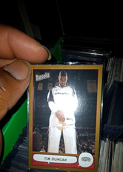 2004 Bazooka #21 Tim Duncan — front