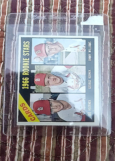 1966 Topps #544 Cardinals Rookies Joe Hoerner / George Kernek / Jimmy Williams — front