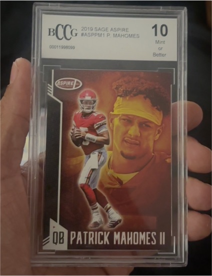 2019 Sage Aspire #ASPPM1 Patrick Mahomes II — front