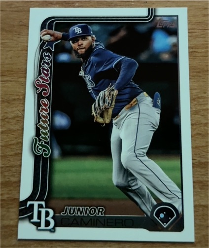 2025 Topps Series 2 #477 Junior Caminero — front