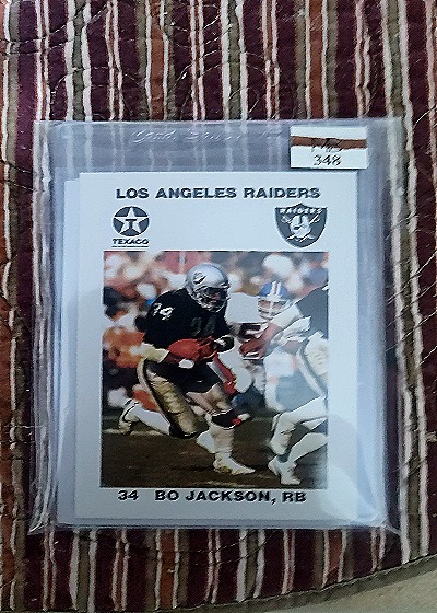 1988 Texaco Police #9 Bo Jackson — front