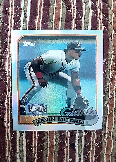 2002 Topps Archives Reserve #26 Kevin Mitchell — front