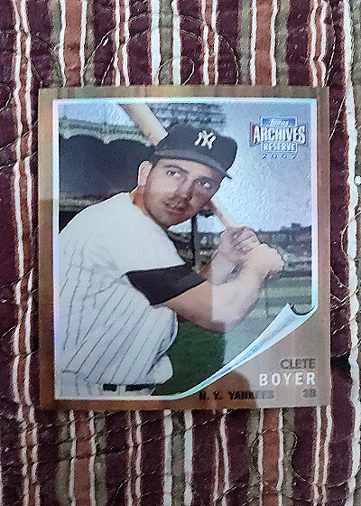 2002 Topps Archives #32 Clete Boyer — front