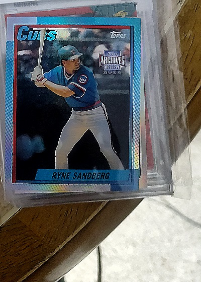 2002 Topps Archives Reserve Ryne Sandberg — front