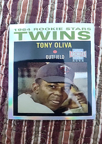 2002 Topps Archives Reserve #78 Tony Oliva — front