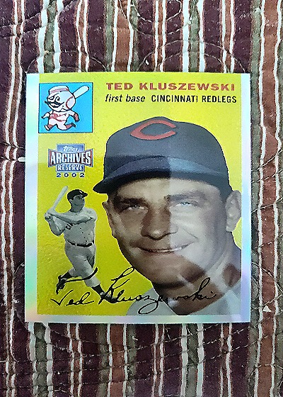 2002 Topps Archives Reserve #7 Ted Kluszewski — front