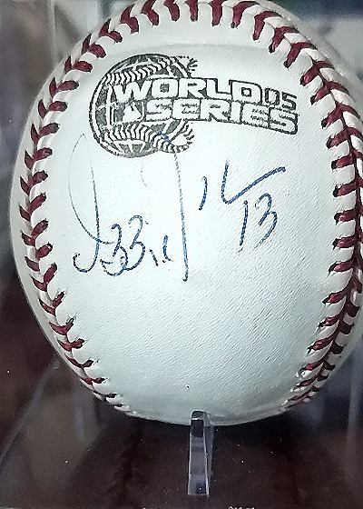 2005 World Series Official Baseball Curt Schilling Signed — front