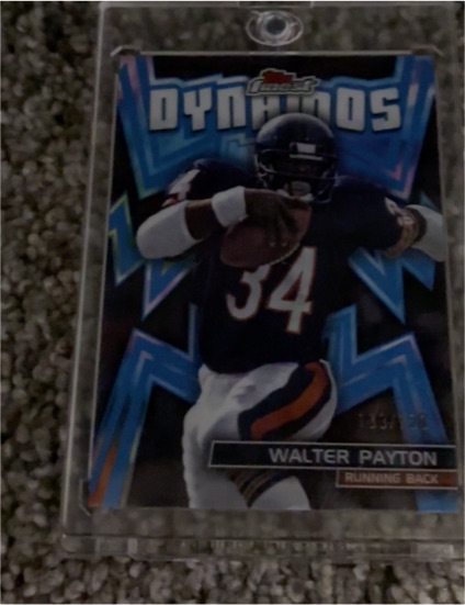2024 Topps Finest Dynamos #DYN-19 Walter Payton — front