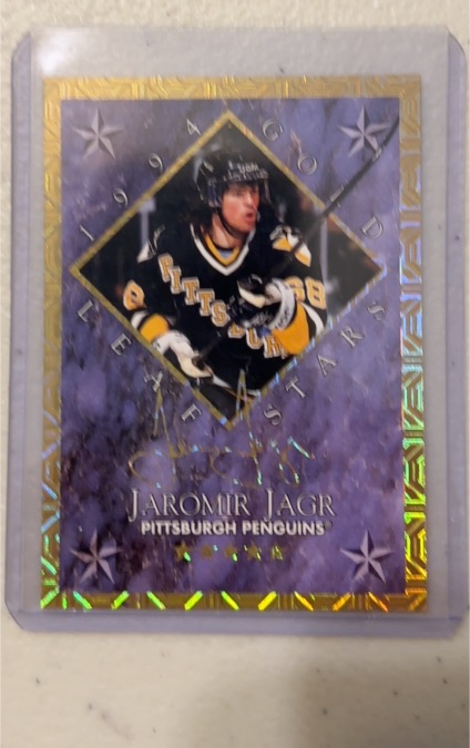 1994-95 Leaf Gold Leaf Stars #15 Jaromir Jagr — front
