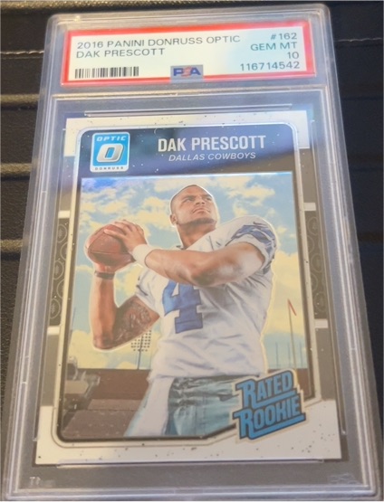 2016 Panini Donruss Optic #162 Dak Prescott — front