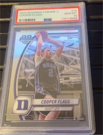 2024 Bowman Chrome University #16 Cooper Flagg — front