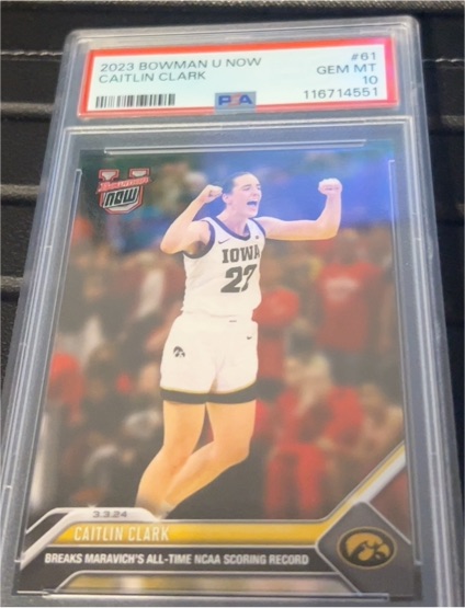 2023 Bowman U Now #61 Caitlin Clark — front