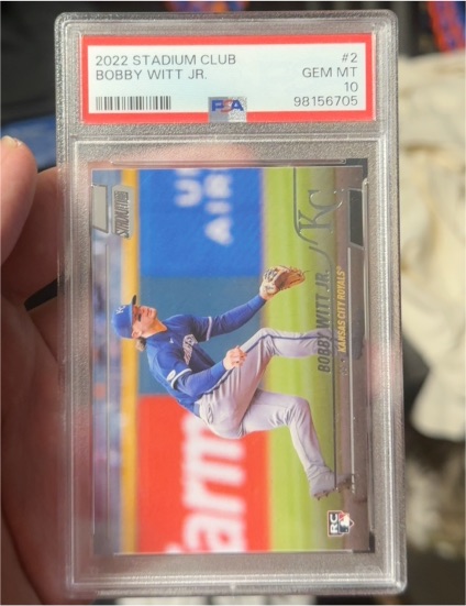 2022 Topps Stadium Club #2 Bobby Witt Jr. — front