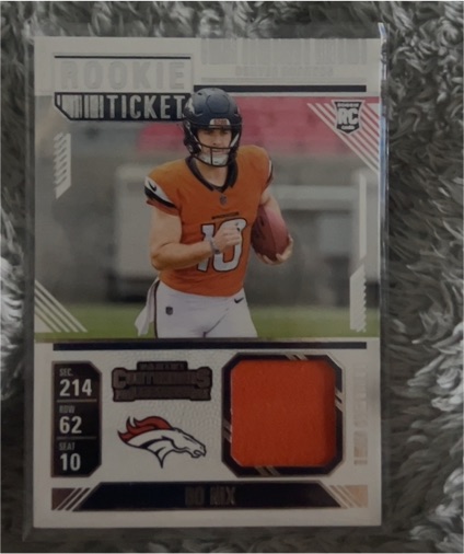 2024 Panini Contenders Rookie Ticket #RTS-BNX Bo Nix — front