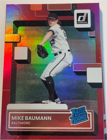 2022 Donruss #57 Mike Baumann Rated Rookie — front