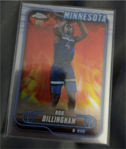 2024-25 Topps Chrome #165 Rob Dillingham — front