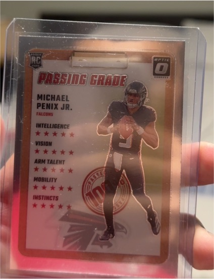 2024 Panini Donruss Optic #5 Michael Penix Jr. Passing Grade — front
