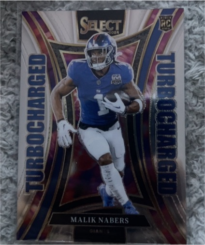 2024 Panini Select Turbocharged #15 Malik Nabers — front