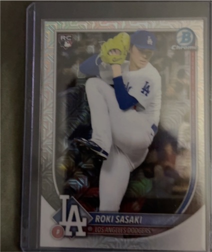 2025 Bowman Chrome #12 Roki Sasaki — front
