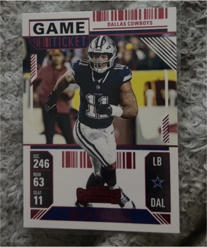 2024 Panini Contenders Game Ticket #27 Micah Parsons — front