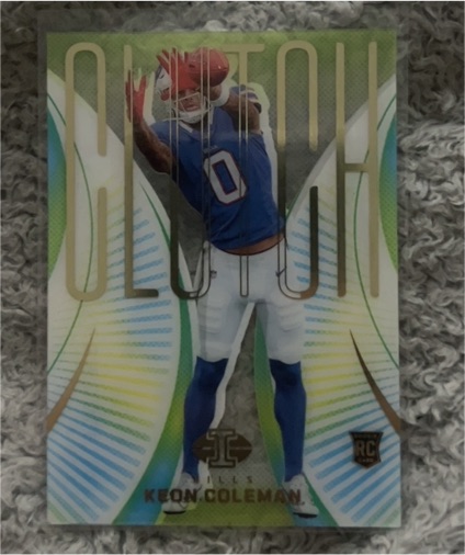 2024 Panini Illusions #5 Keon Coleman Clutch — front