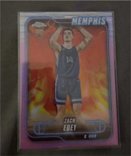 2024-25 Topps Chrome #152 Zach Edey — front